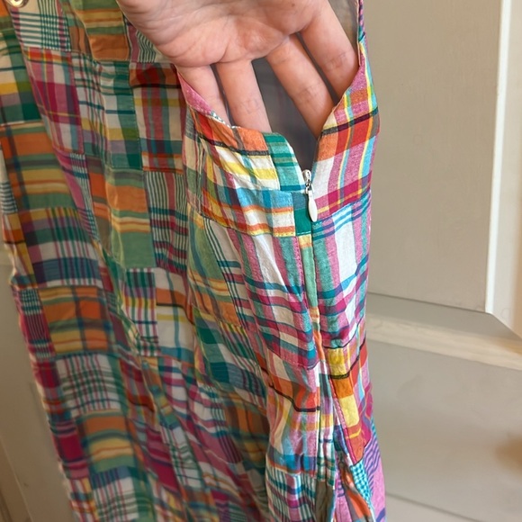 KIEL JAMES PATRICK | Indian Madras Patchwork Shift Dress - Picture 7 of 10